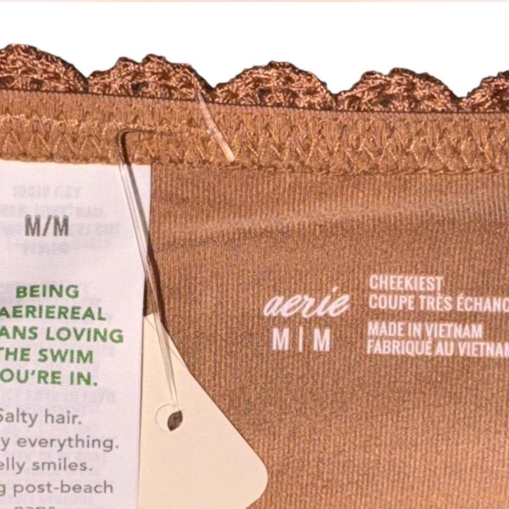 NWT Aerie Swim bikini cheekiest crochet bottoms  boho 🆕 - Picture 4 of 4